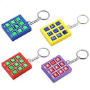 28Pcs Tic-Tac-Toe Keychain Gifts with Kids Valentines Cards for Classroom Exchange