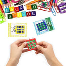 28Pcs Tic-Tac-Toe Keychain Gifts with Kids Valentines Cards for Classroom Exchange