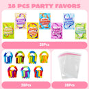 28 Pcs Valentine’s Day Twist & Spin Fidget Chains with Cards