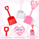 28Pcs Valentines Plastic Toy Shovels