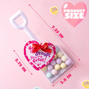 28Pcs Valentines Plastic Toy Shovels