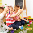 28Pcs Valentines Sand Slime with Valentines Day Cards for Kids-Classroom Exchange Gifts