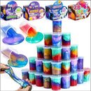 28Pcs Cosmic Realm Valentine Slime in Boxes with Kids Valentines Cards