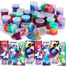 28Pcs Kids Valentines Cards with Cosmic Realm Slime-Classroom Exchange Gifts