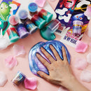 28Pcs Kids Valentines Cards with Cosmic Realm Slime-Classroom Exchange Gifts