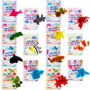 28 Sea Animals Mini Plush Keychain with Pull Back Car Vehicle Toys-Classroom Exchange Gifts