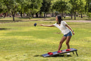 2PACK 4inx2in Classic Cornhole Board Toss Game Set Includes 8 Bean Bags, Travel Case and Game Rules
