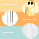 2 Pack 50'' Halloween Decorations Outdoor Light Up Ghost