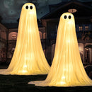 2 Pack 50'' Halloween Decorations Outdoor Light Up Ghost
