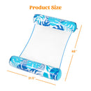 2 Packs 4-in-1 Multi-Purpose PVC Inflatable Pool Floats