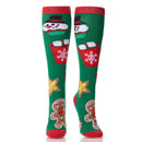 2 Packs Women Knee High Winter Socks for Xmas, Warm Soft Novelty Socks