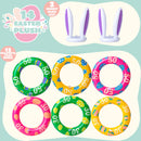 2 Sets Inflatable Bunny Ears Ring Toss Game for Indoor & Outdoor Party