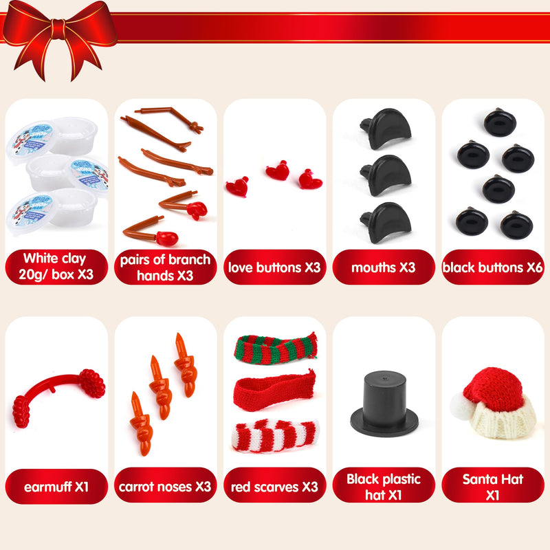 Christmas Build Your Snowman Craft Kit