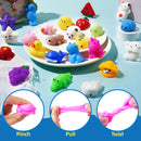 Random 25 Pack Mini Squishy Mochi, Party Favors for Kids