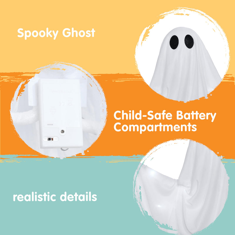 47” Halloween Hanging Light up Ghost