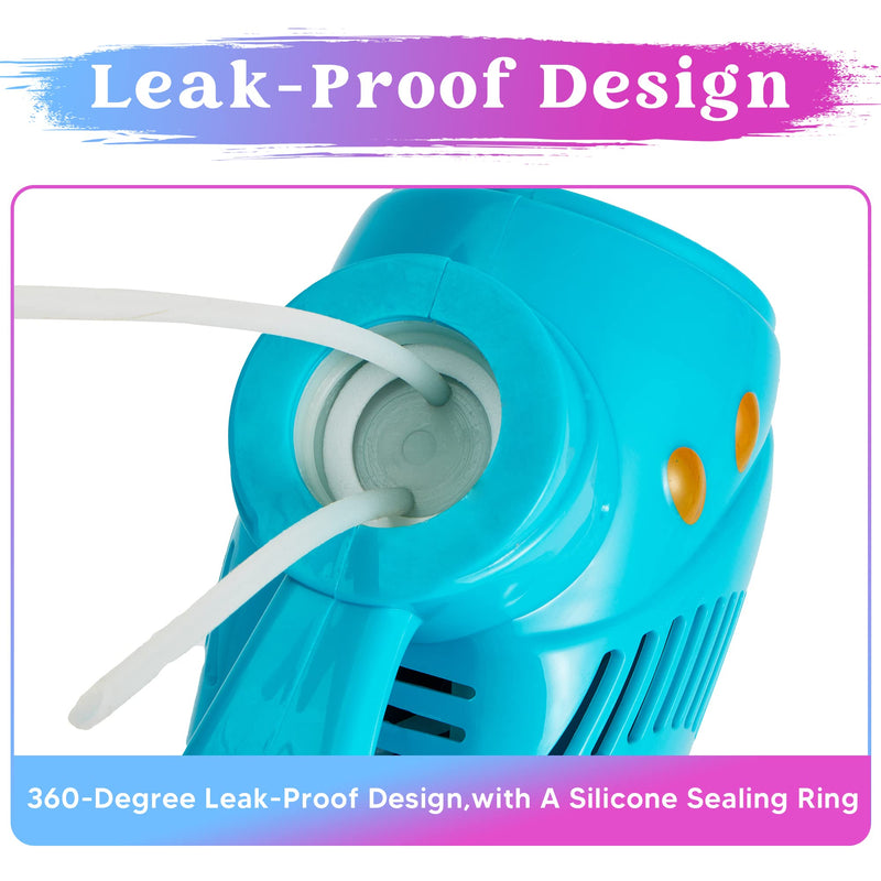 2Pcs Bubble gun with Solution