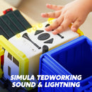 Large Friction Powered Garbage Truck Toy Set