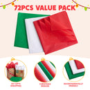 72 Sheets Glitter Tissue Paper for Gift Bags