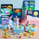 30 PCS Valentines Cards with Space Theme Erasers for Party Favor Gifts