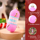 Christmas Crochet Glass Small Ornament