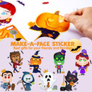 24 Pcs Halloween Make a Face Stickers Party Favor for Kids