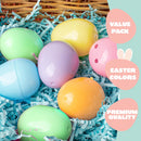 50PCS Pastel Easter Egg Shell Bulks for Easter Hunt 2.3"