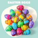18PCS 3.15" Printed Easter Eggs
