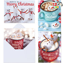 12 PCS Christmas Greeting Cards with Envelopes
