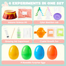 4pcs Jumbo Easter Science Experiment Prefilled Eggs