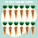12 Pcs Easter Candy with Carrot Bags