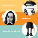 Halloween Decoration 34" Black Zombie Girl Ghost Animatronics