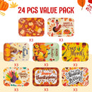 24Pcs Thanksgiving Leftover Containers with Lids