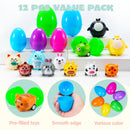 12 Pcs Prefilled Easter Eggs with Toys
