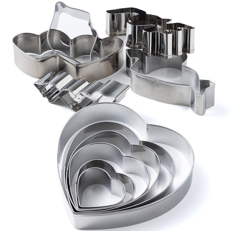 12 PCS Valentine's Day Cookie Cutters Set