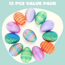 12 PCS 3D Printed Dragon Easter Empty Eggs