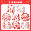 24 PCS Christmas Cookie Boxes for Gift Giving