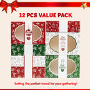 12PCS Christmas Cookie Boxes for Gift Giving