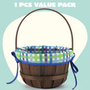Easter Woven Basket with Lining