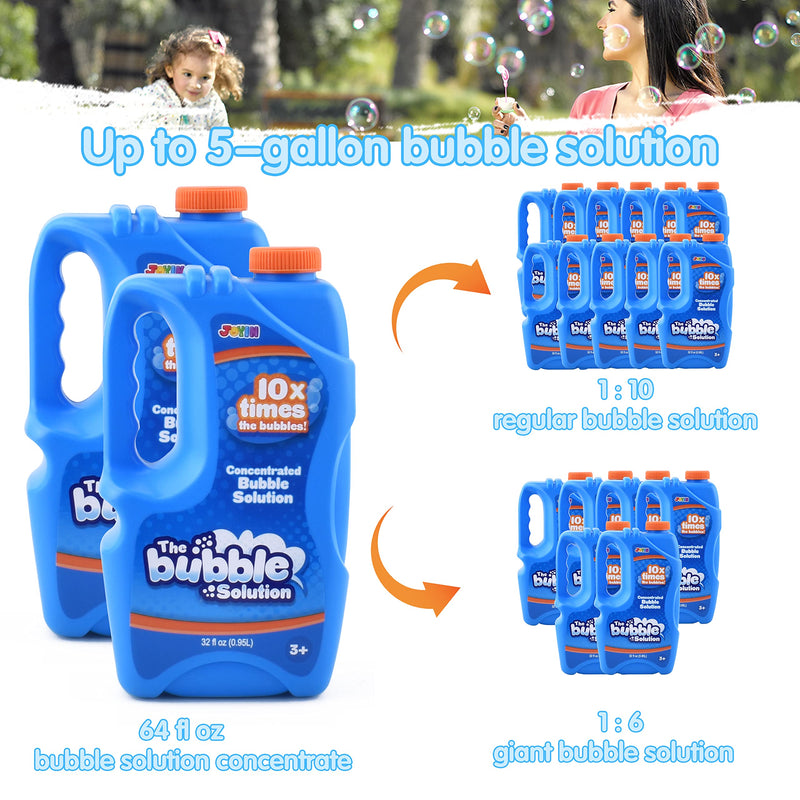 32 oz Bubble Solution Concentrated, 2 pcs Blue