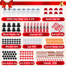 Christmas Build Your Snowman Craft Kit, 24 Pack DIY Snowman Craft Kit
