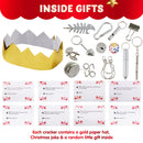 Christmas Party Table Favors (Red Green Snowflake), 8 Pack