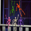 5 PCS Posable Halloween Skeleton Decor 16 Inches