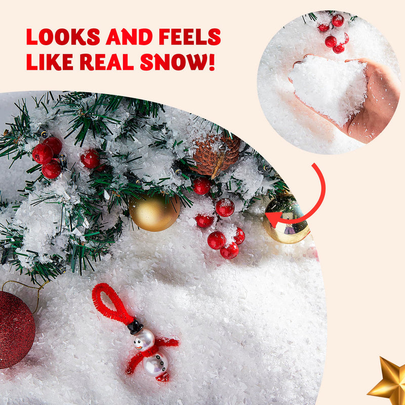 12oz Fake Snow Decoration Xmas Artificial Snow