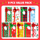 9Pcs Gift Card Box Holder Christmas