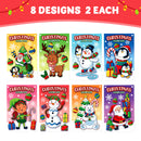 16 Pcs Christmas Coloring Book Books for Kids