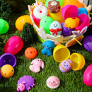 48 Pcs Easter Prefilled Eggs with Mochi Squishy Toys