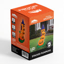 Joiedomi 6 Ft Inflatable Halloween Pumpkin with Witch Hat & LED Lights