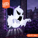 Joiedomi 4.5FT Inflatable Ghost Breaking Out of Window - LED