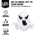 Joiedomi 4.5FT Inflatable Ghost Breaking Out of Window - LED