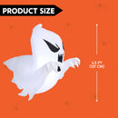 Joiedomi 4.5FT Inflatable Ghost Breaking Out of Window - LED